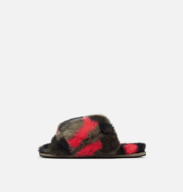 Womens Slippers Olive/Pink - Sorel Go™ - Mail Run - 578-GOBECV